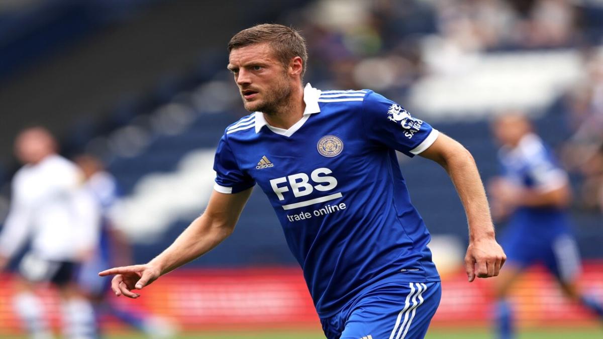 Leicester strike Jamie Vardy